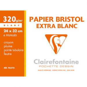 Papier do akwareli Clairefontaine A4+/6/320g